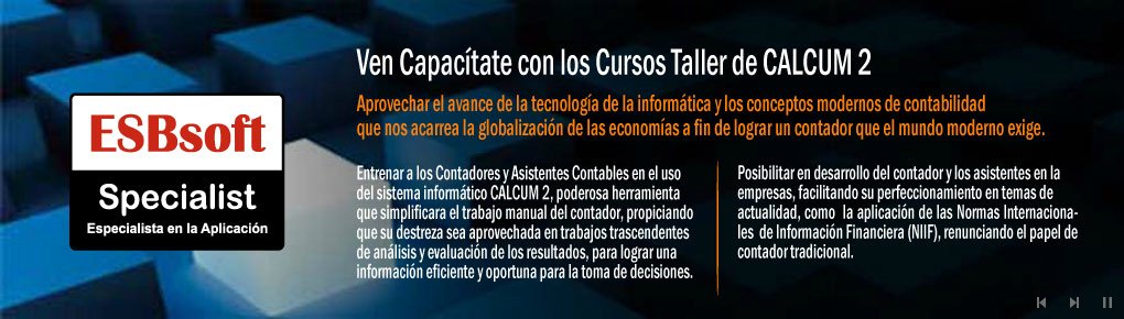 Cursos taller de Calcum 2 para contadores y asistentes contables