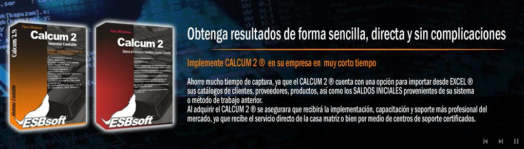 Implemente Calcum 2 en su empresa en muy corto tiempo